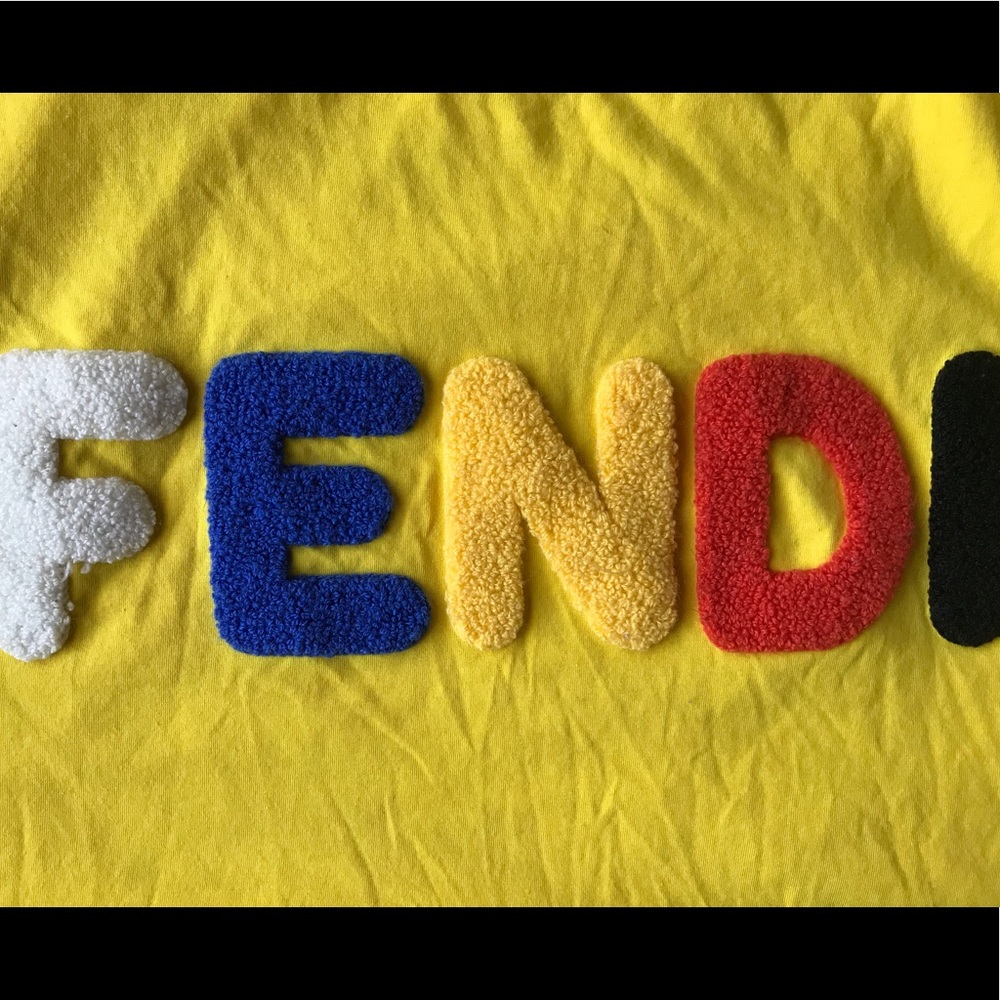 YELLOW FENDI SHIRT
